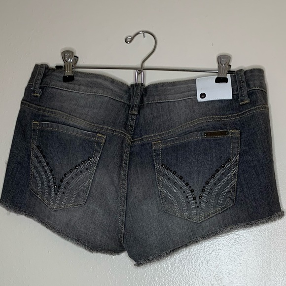 Armani Exchange Grey Jean Shorts - Picture 1 of 4